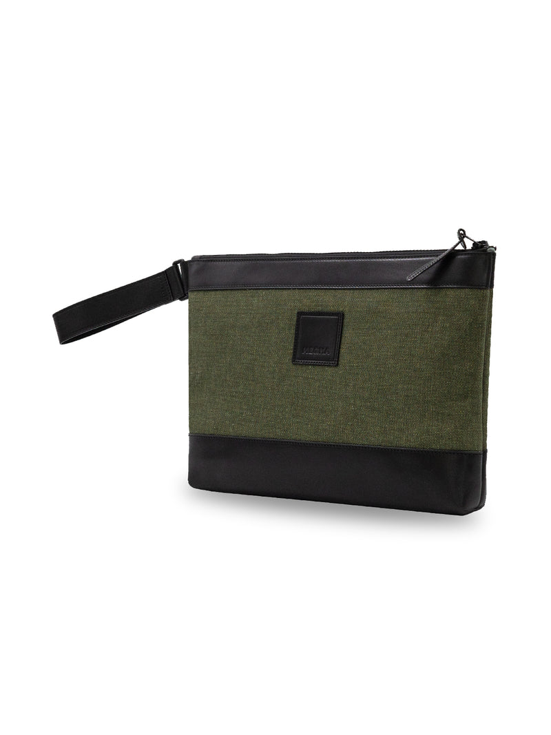 Alexa Clutch • Canvas Green