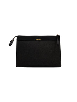 Luna Clutch • Medium • Black Canvas