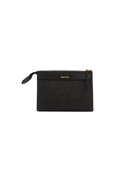 Luna Clutch • Mini • Black Canvas