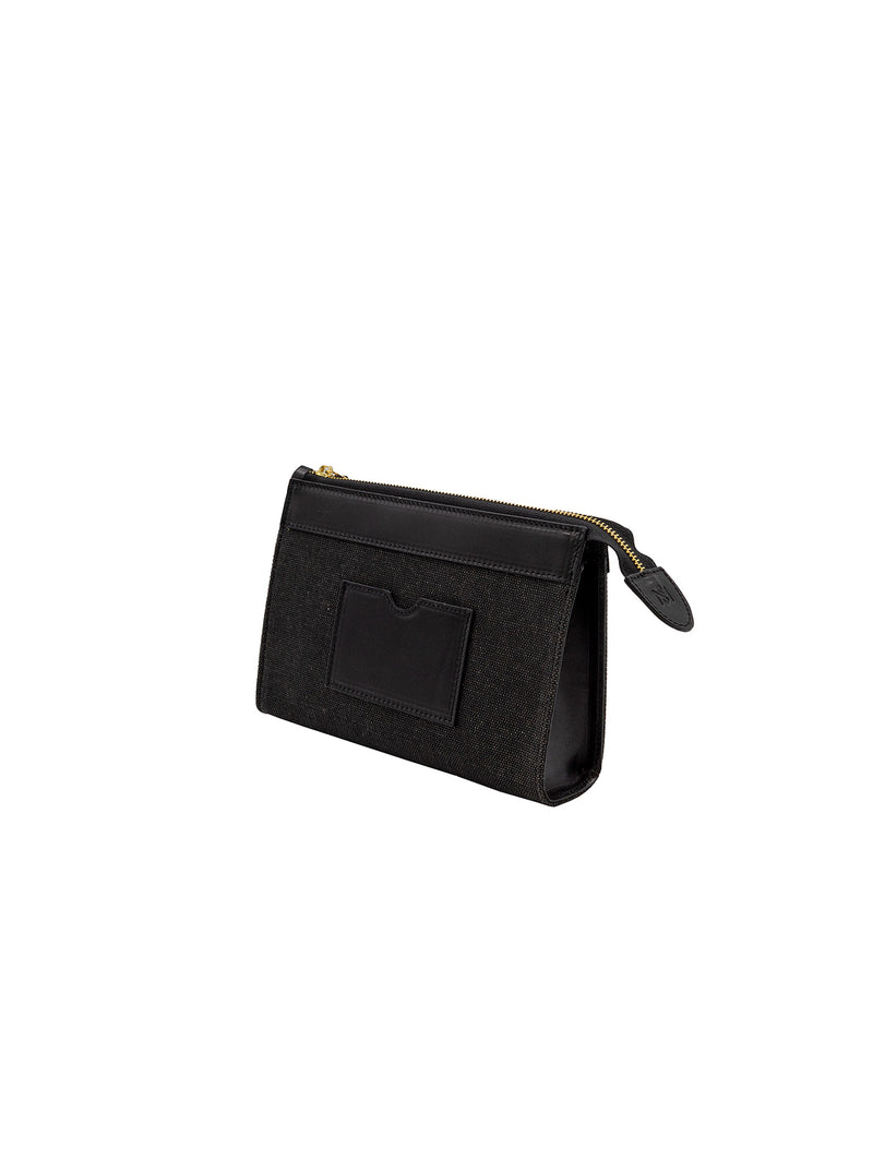 Luna Clutch • Mini • Black Canvas