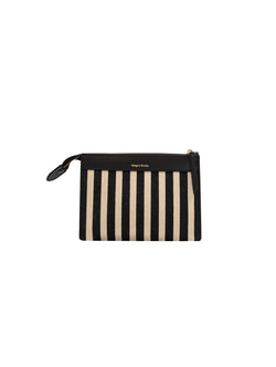 Luna Clutch • Mini • Striped Canvas